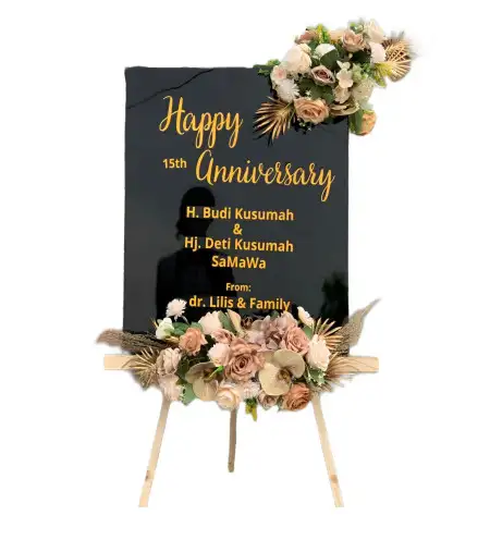 Papan Bunga Akrilik Fontein